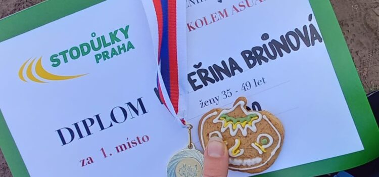 Když povinný, tak povinný… Běháme s dětmi Beh_kolem_Asuanu_2022_Katka_diplom